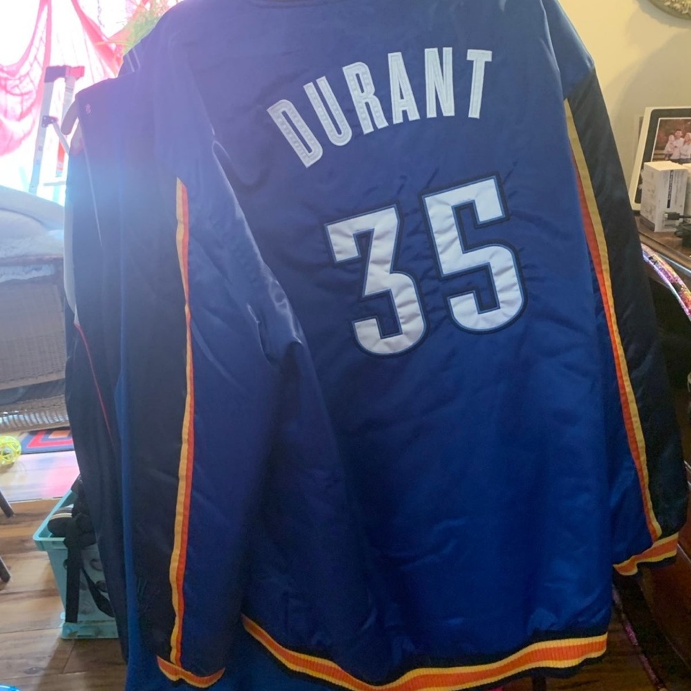 Kevin Durant button down G3 windbreaker jacket size XXXL - Picture 2 of 2